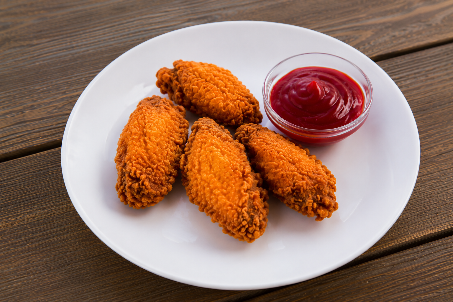 Breaded chicken wings